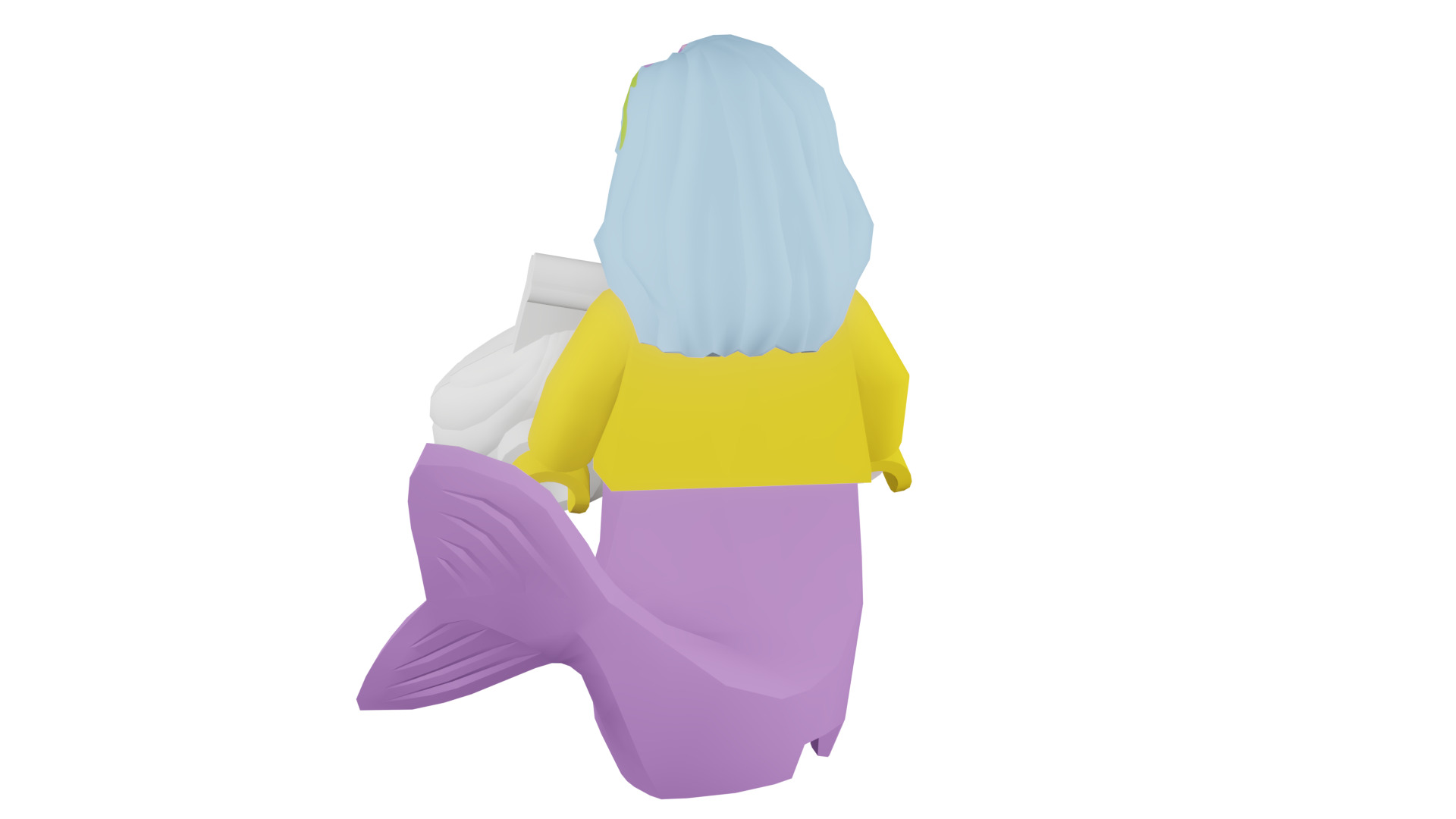 3D print minifigure - 71004-16 Marsha Queen of the Mermaids 3D print model_27