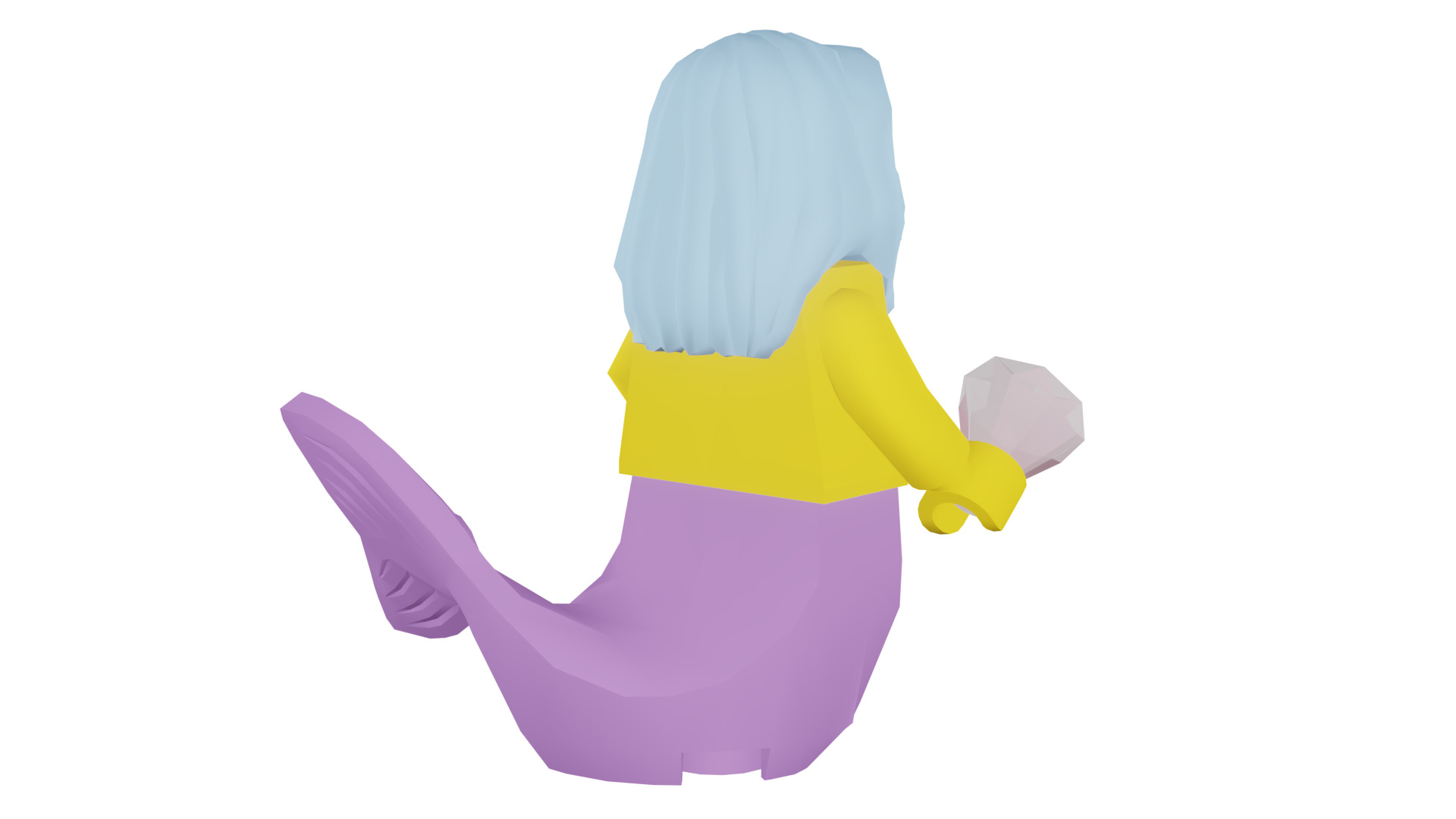 3D print minifigure - 71004-16 Marsha Queen of the Mermaids 3D print model_21