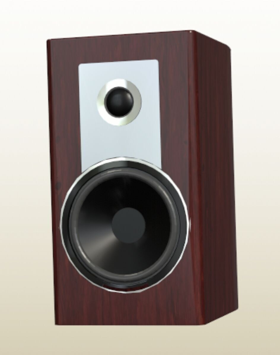  Dali Epicon 2 Bookshelf Speaker Free 3D model_1