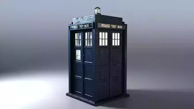 2005 TARDIS Exterior Model