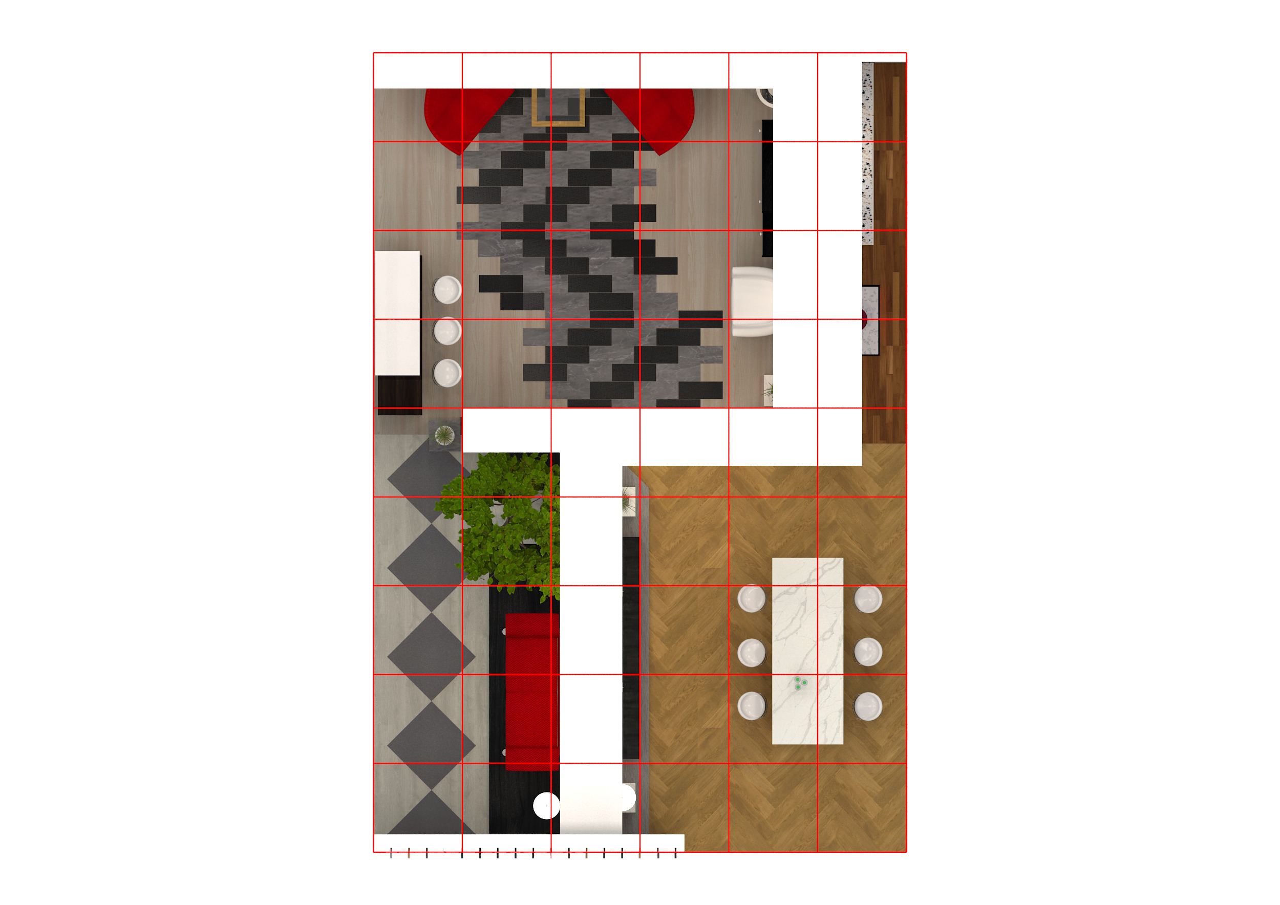 EXHIBITION BOOTH DESIGN 6M x 9M Low-poly 3D model_12