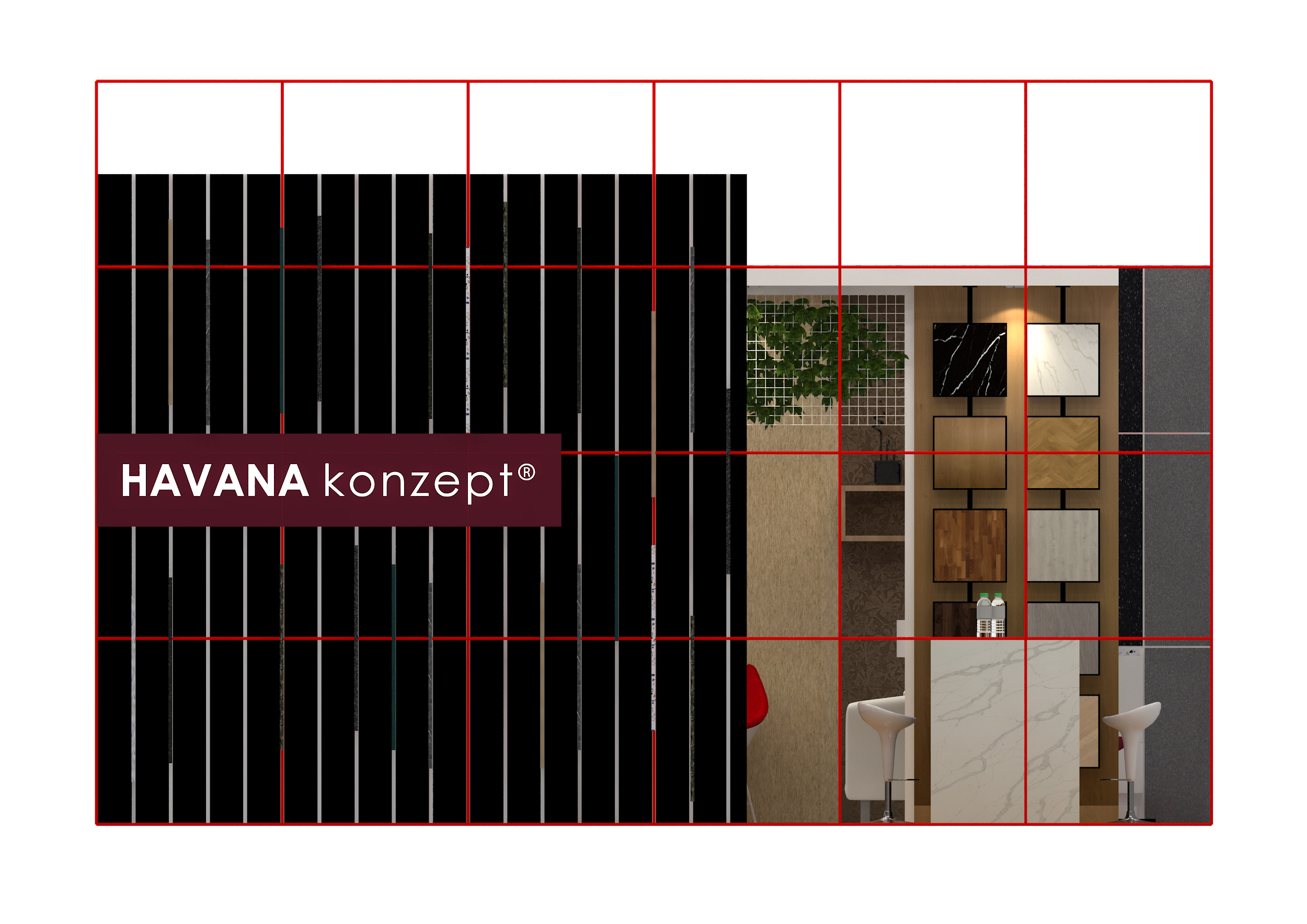 EXHIBITION BOOTH DESIGN 6M x 9M Low-poly 3D model_9