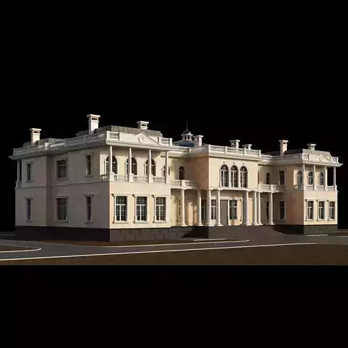 Classic villa 2 3D model