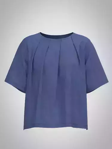 Relaxed-fit women top