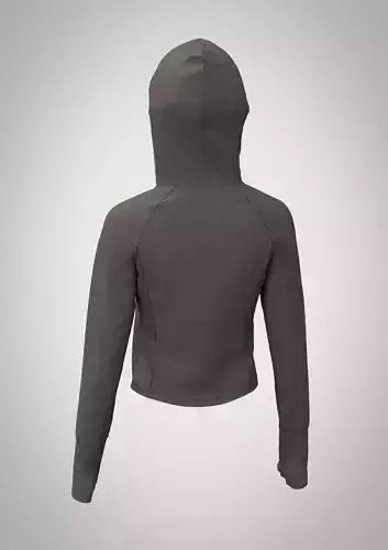 Cropped women hoodie