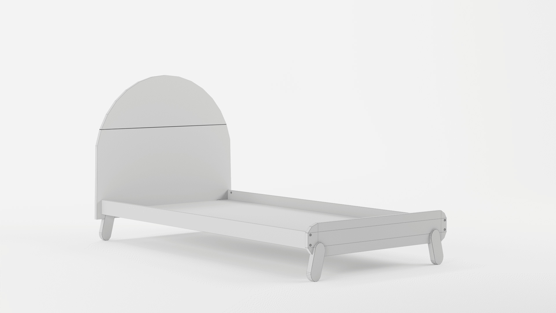 Illene Bed 3D model_9
