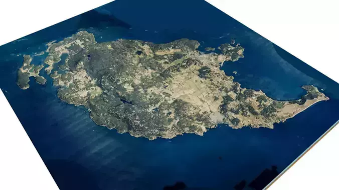 san juan island full 3d model terrain