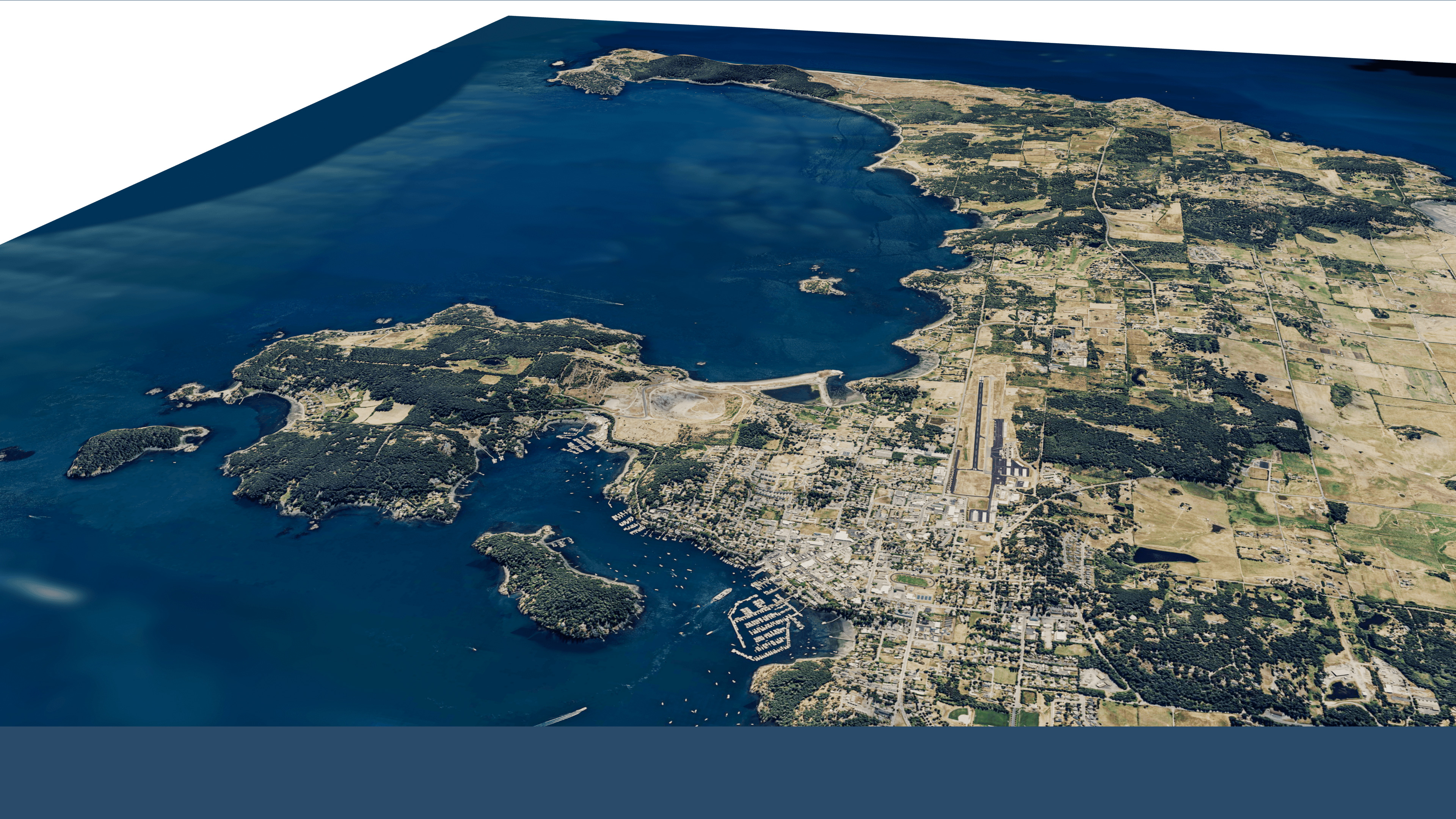 san juan island full 3d model terrain Low-poly 3D model_12