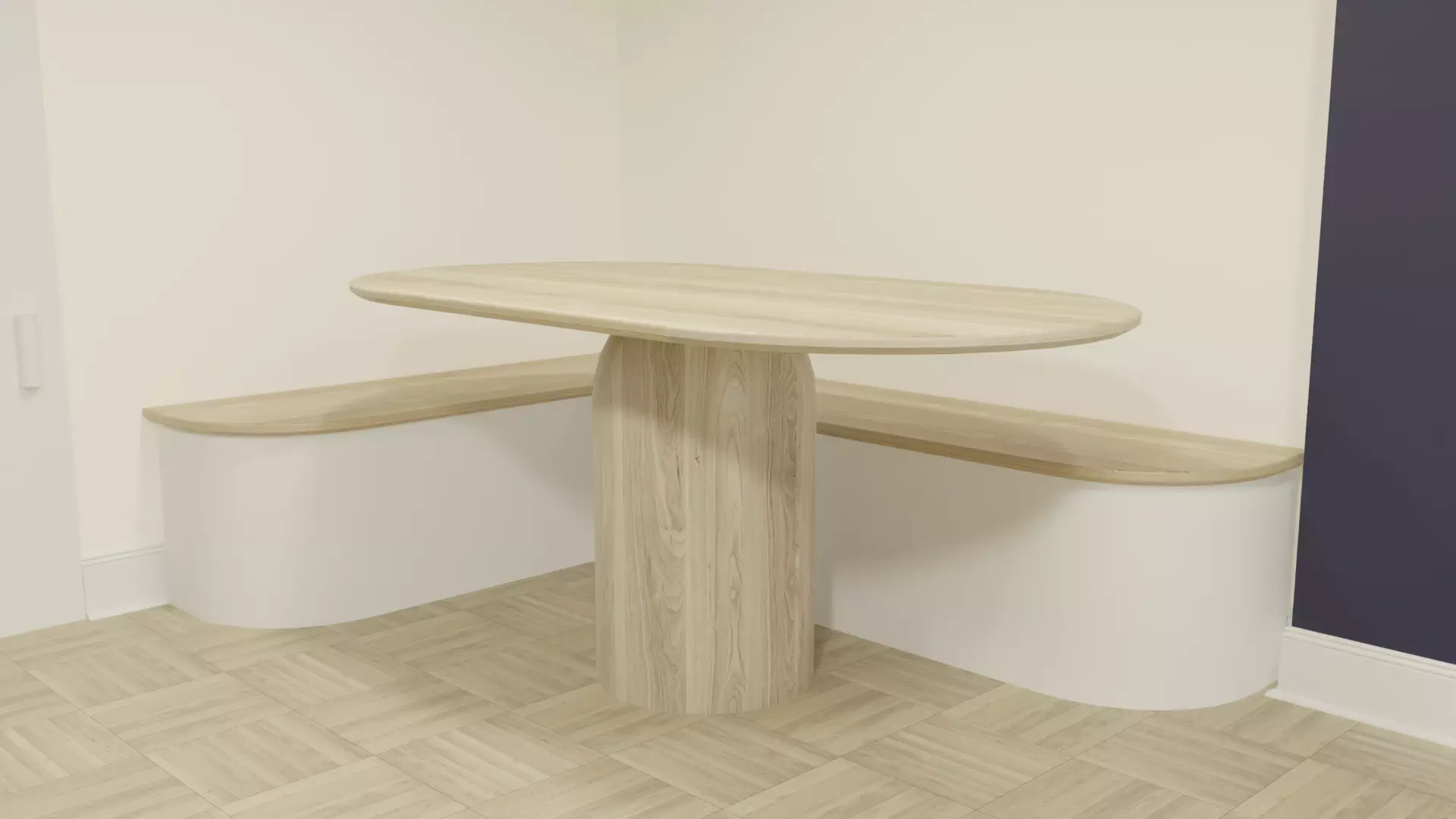 Alexander Dining Set by Path Design Free 3D model
