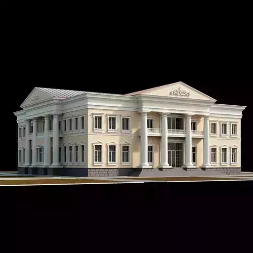 Classic villa 3 3D model