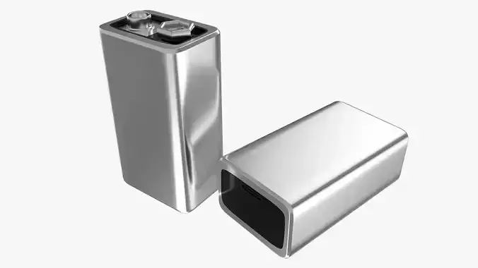New Design Rechargeable 9 Volt Square Battery Type-C Bottom