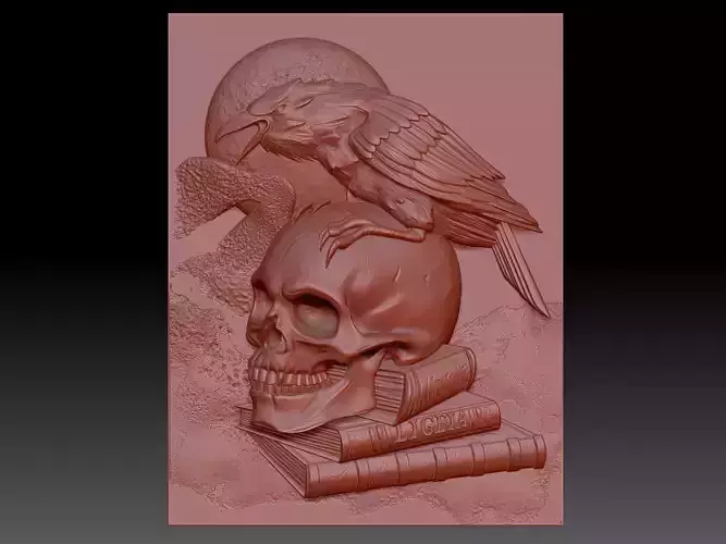 Raven 3D print model