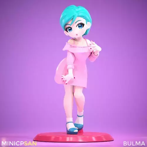Bulma - Pretty in Pink Dress - Dragon Ball