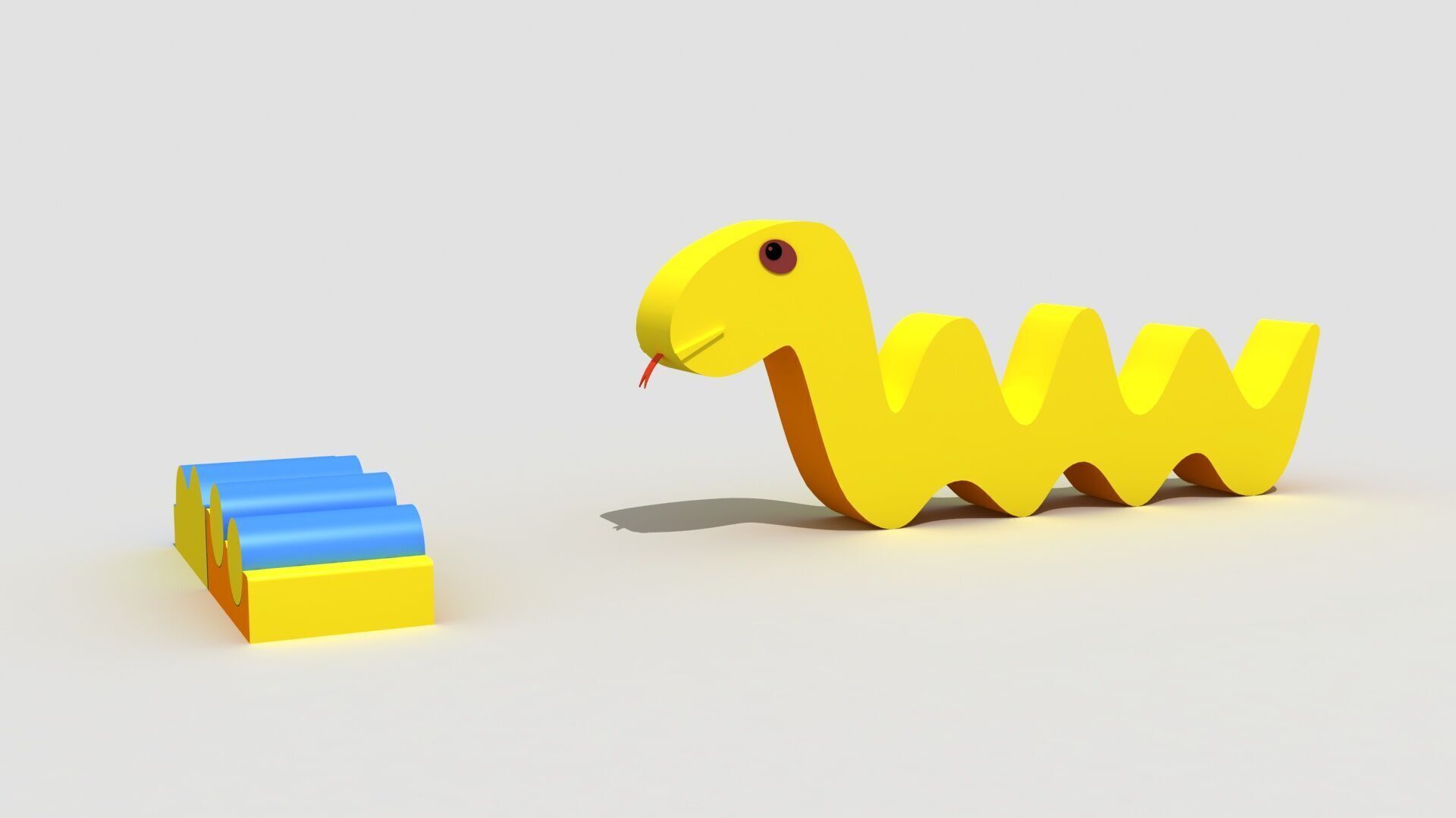 soft packaging exercise equipment combination 3D model_8