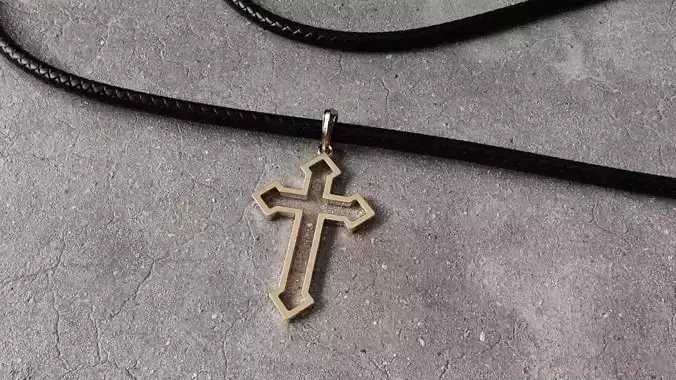 Simple Cross Pendant