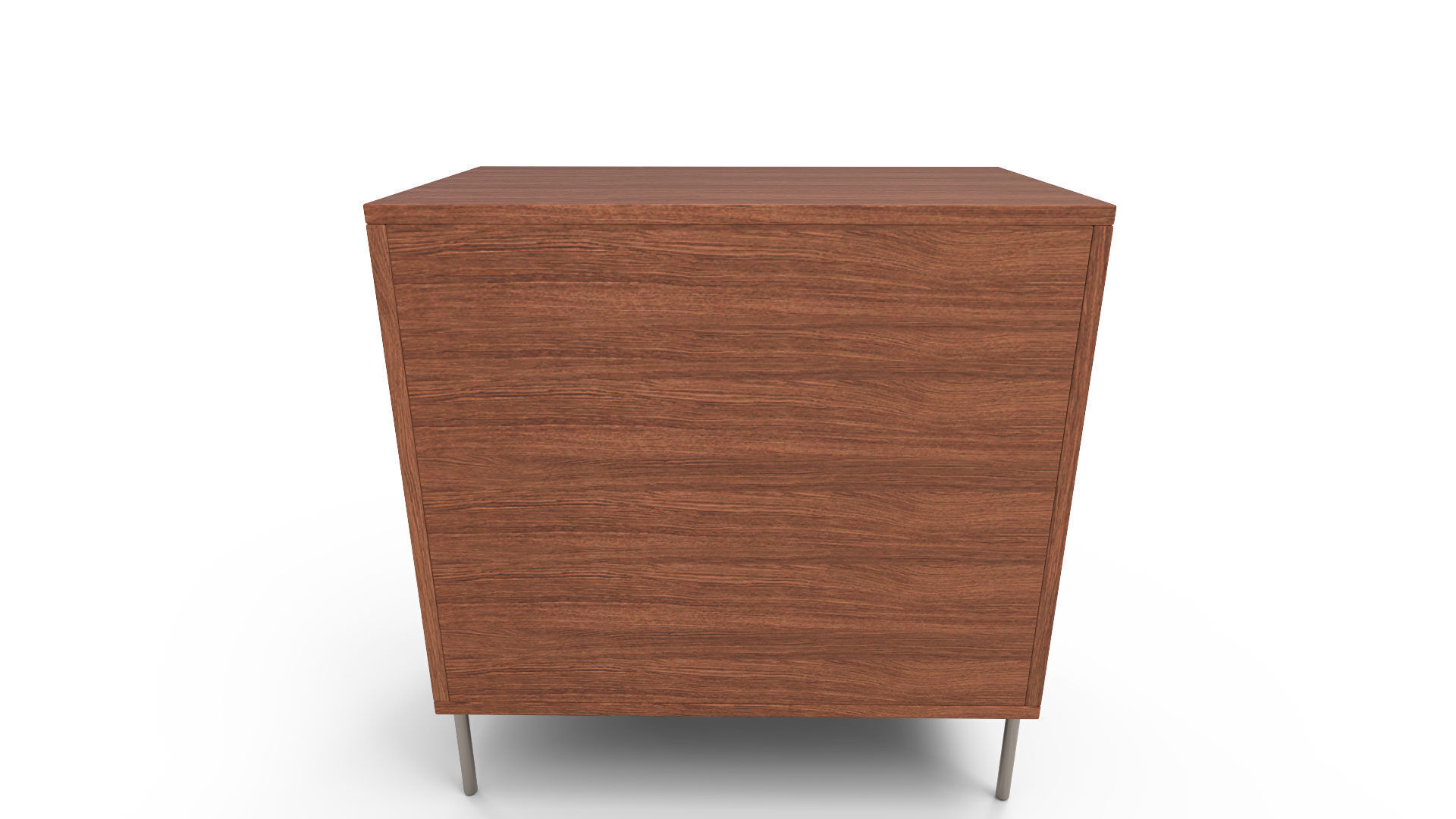 Gemini Drawer Dresser Walnut 3D model_3