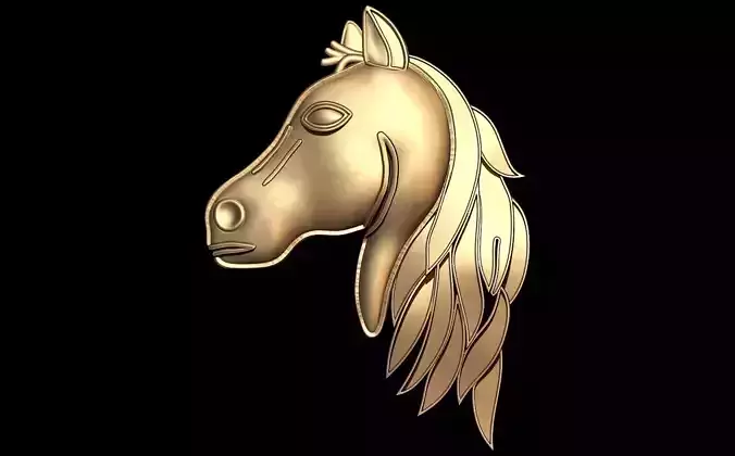 Horse 3D Model - STL File for 3D Printing