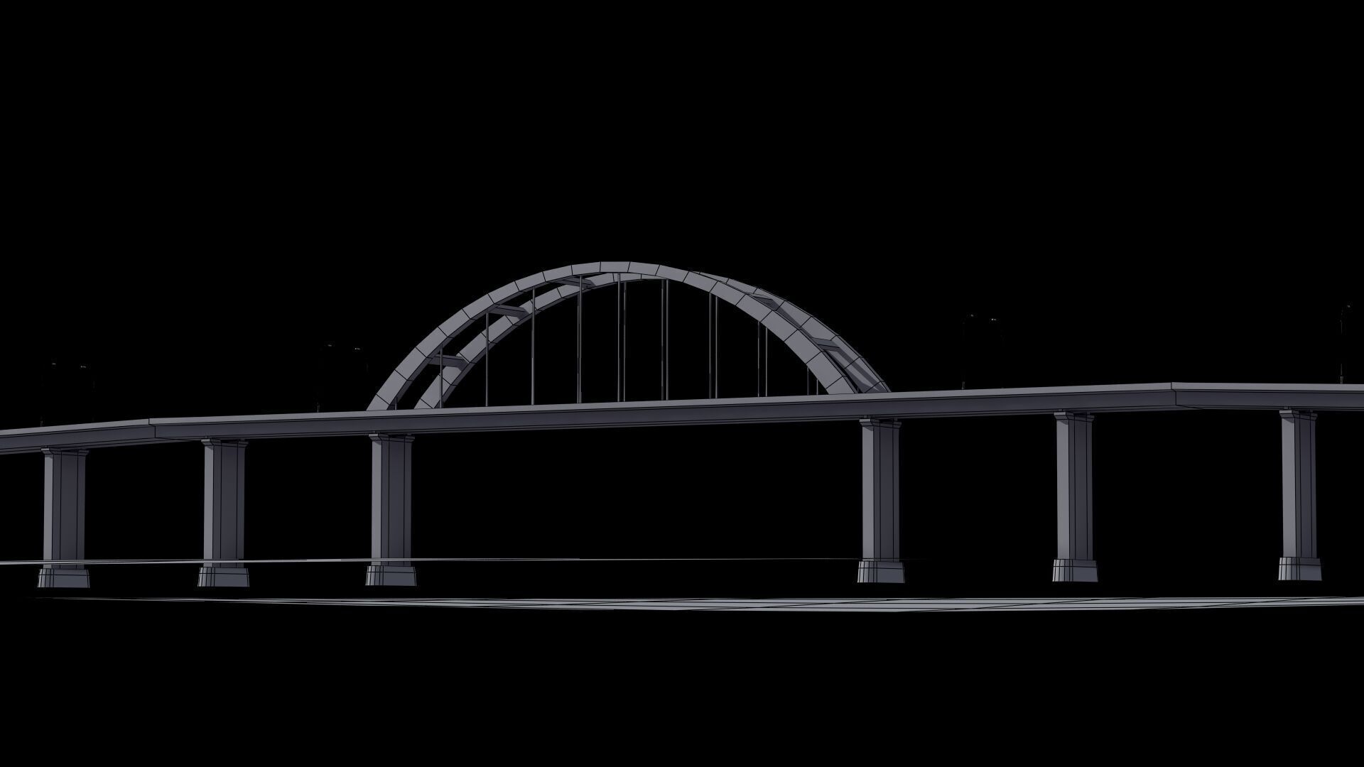 Road Bridge 3D model_50