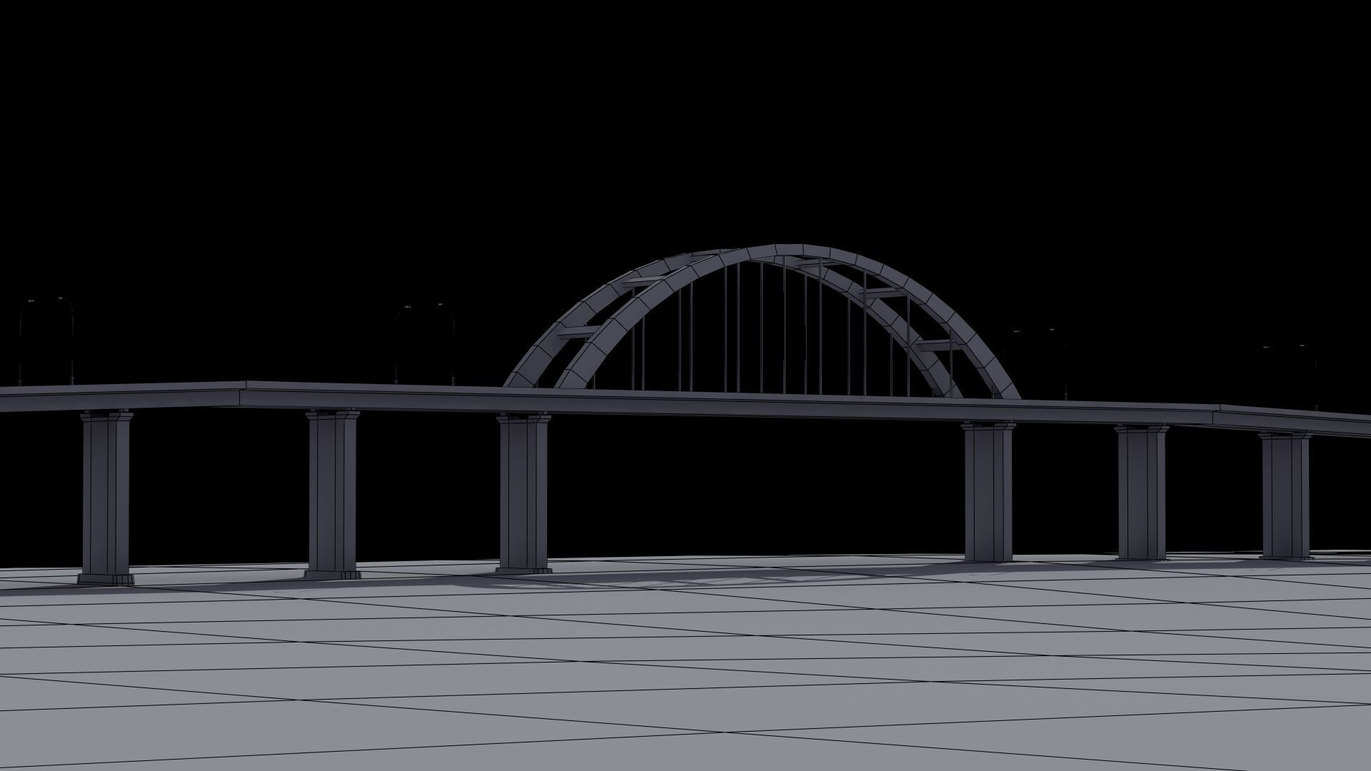 Road Bridge 3D model_44