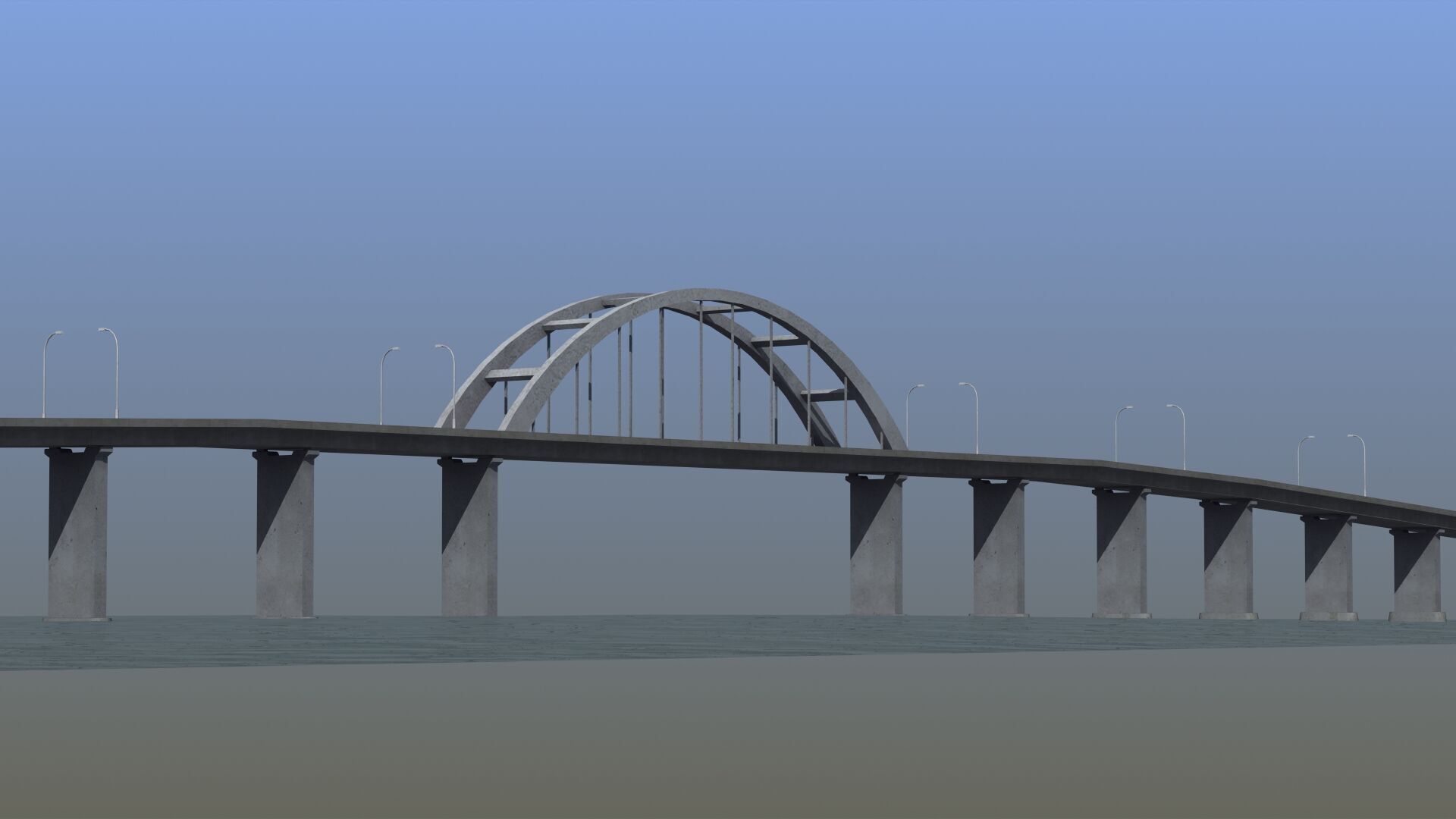 Road Bridge 3D model_27