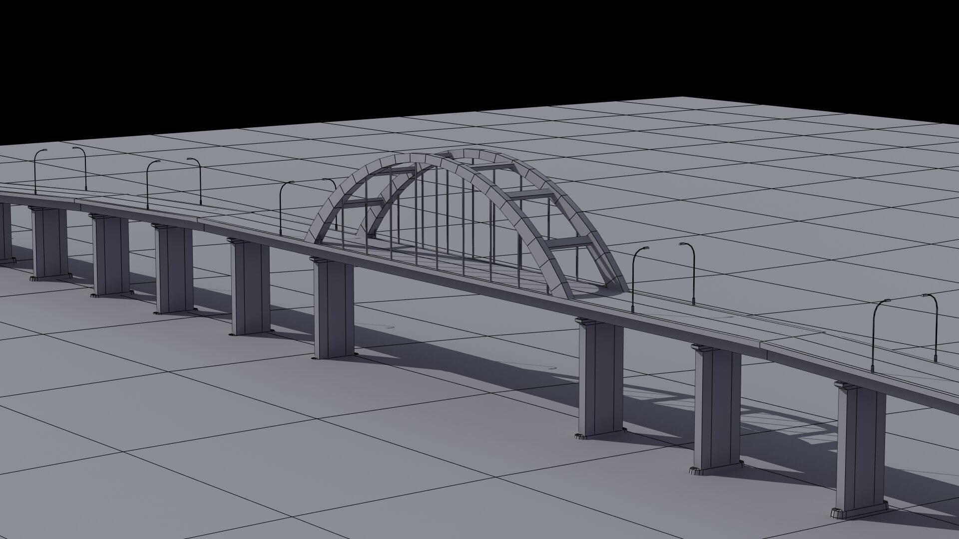 Road Bridge 3D model_60
