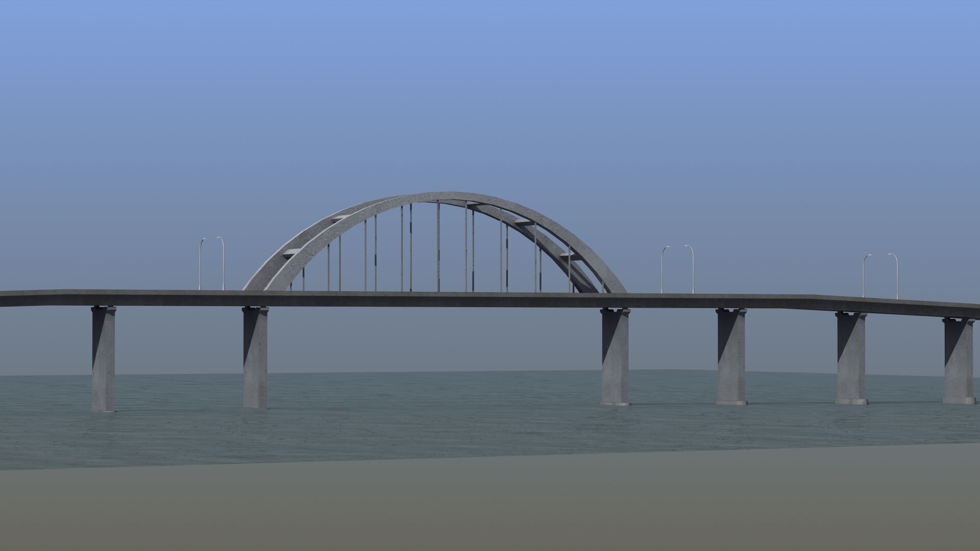 Road Bridge 3D model_31