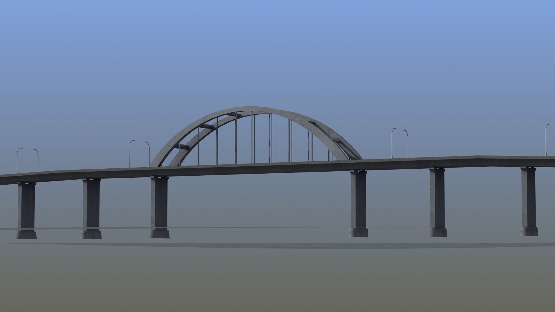 Road Bridge 3D model_29