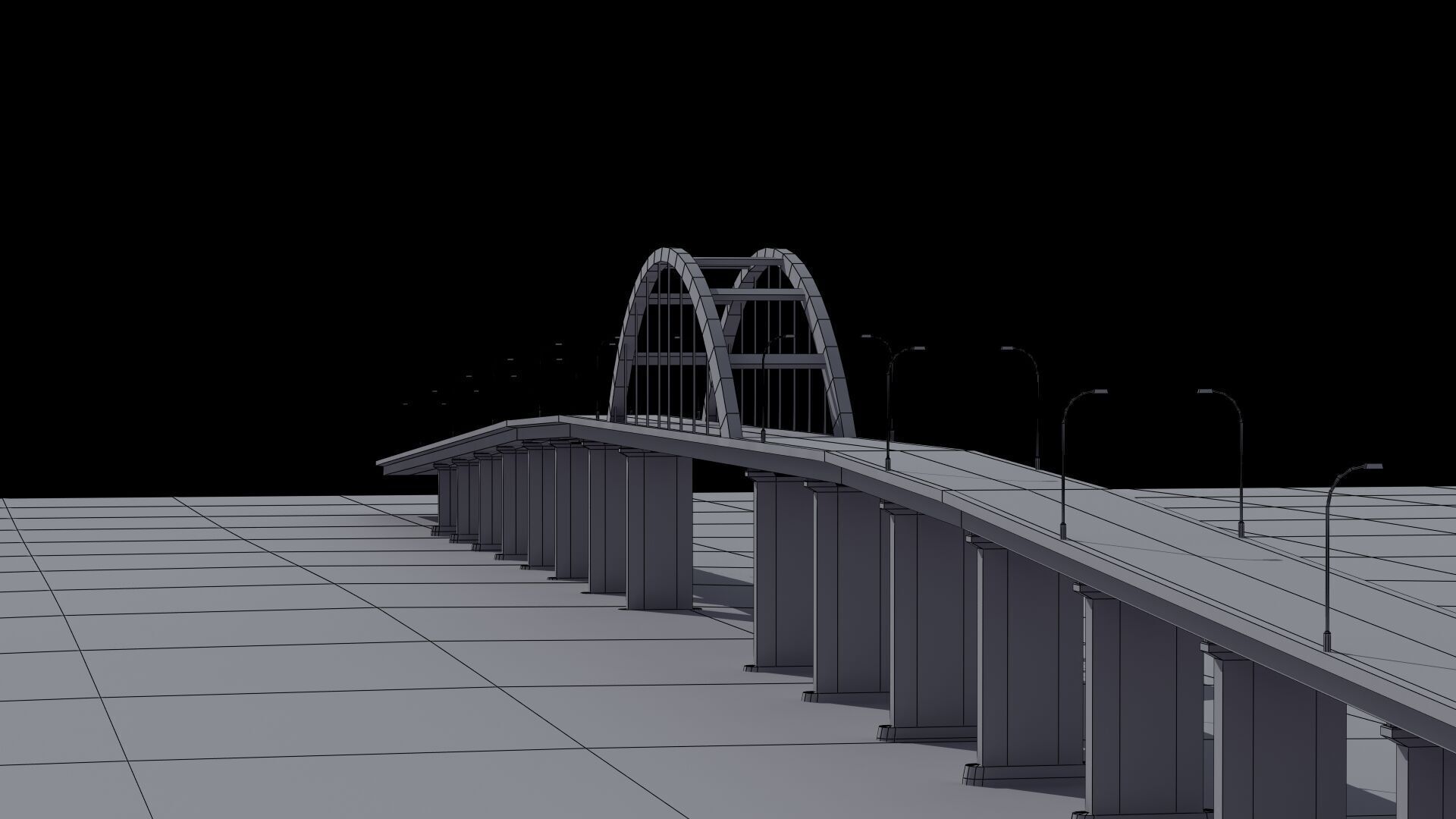Road Bridge 3D model_56
