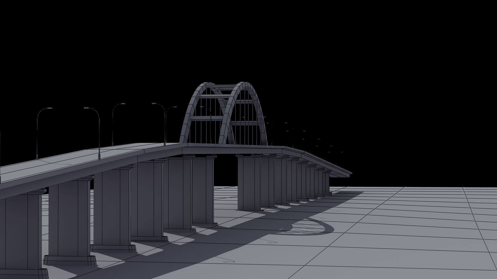 Road Bridge 3D model_57