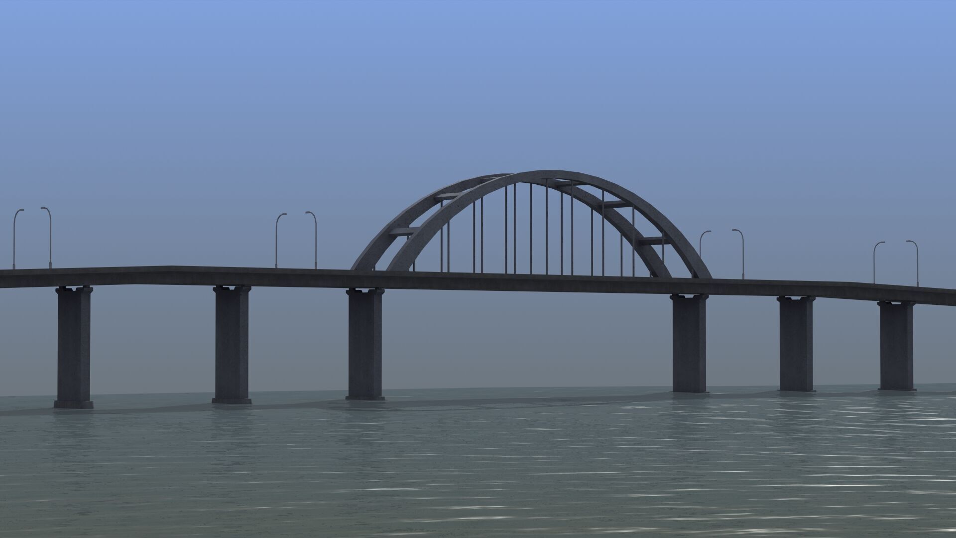 Road Bridge 3D model_23