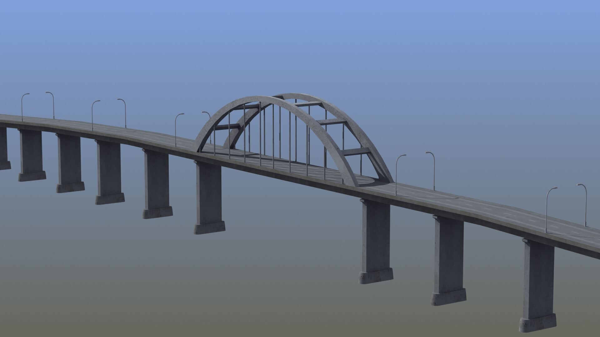 Road Bridge 3D model_18