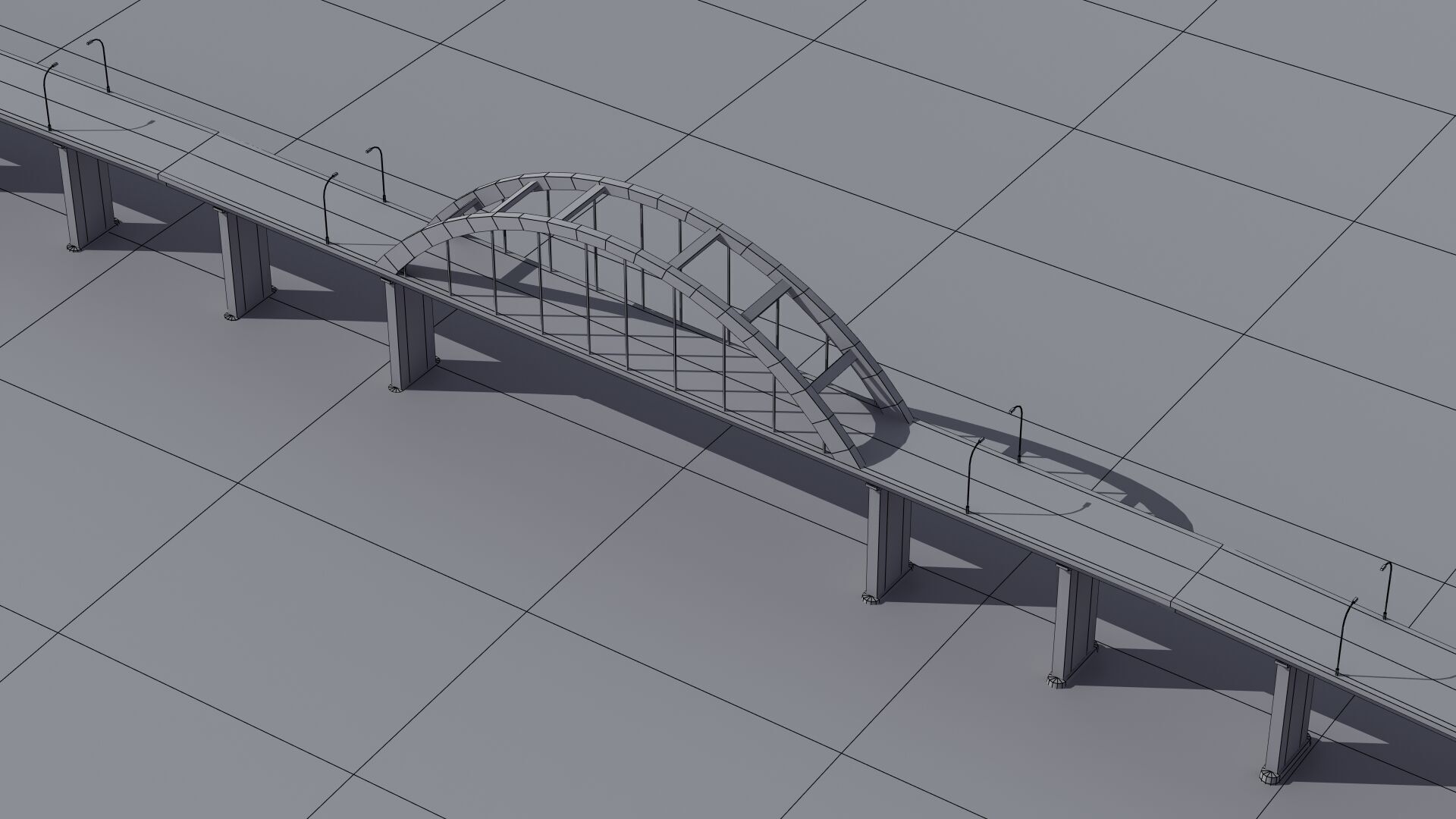 Road Bridge 3D model_61