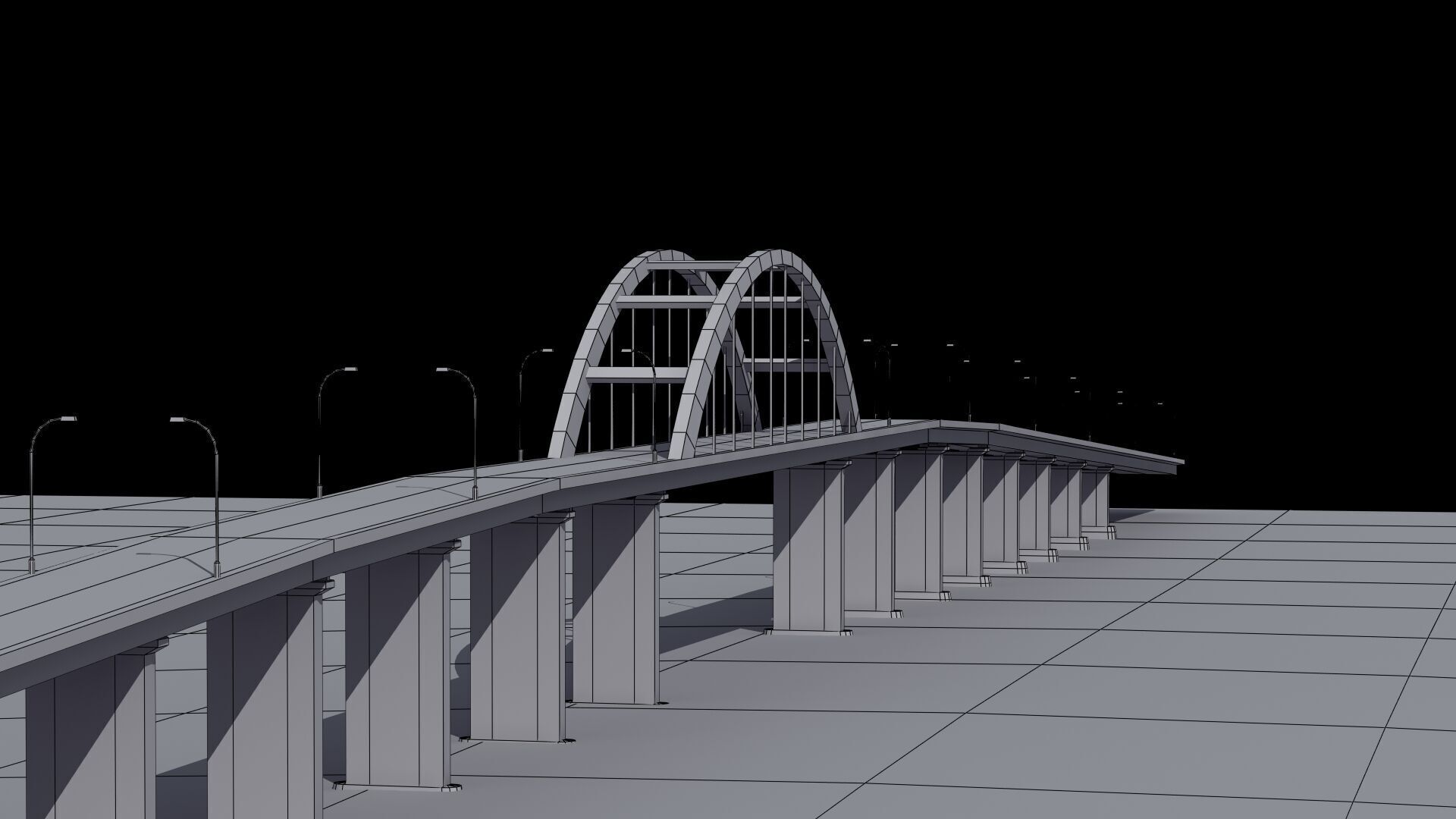 Road Bridge 3D model_47