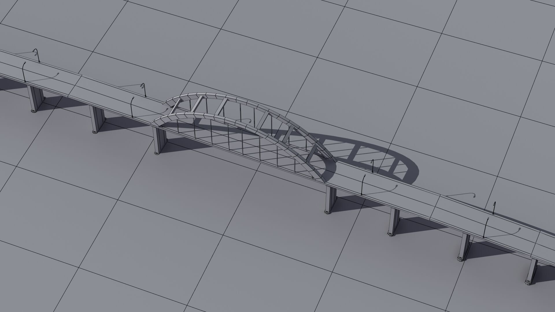Road Bridge 3D model_62