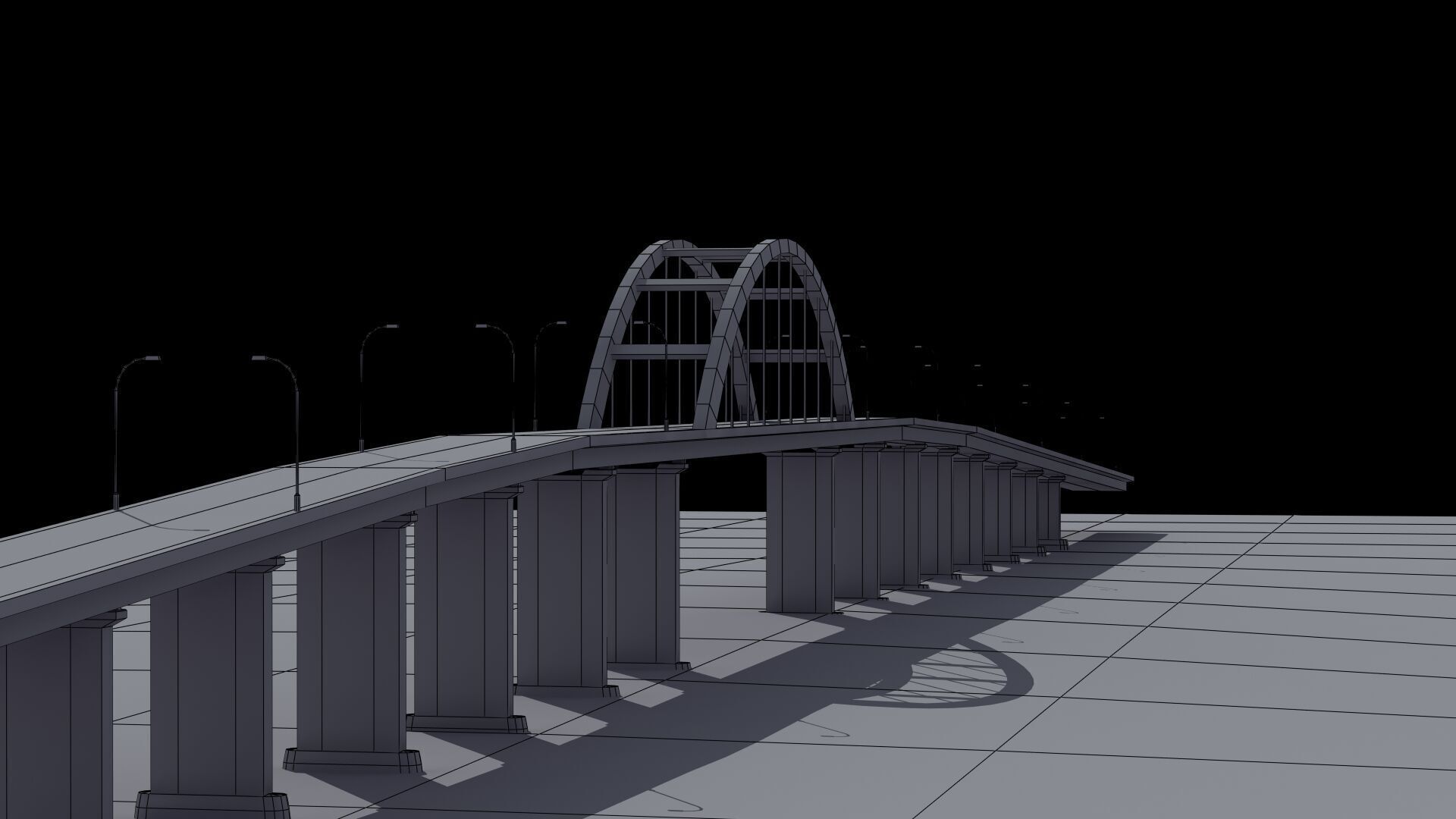 Road Bridge 3D model_55