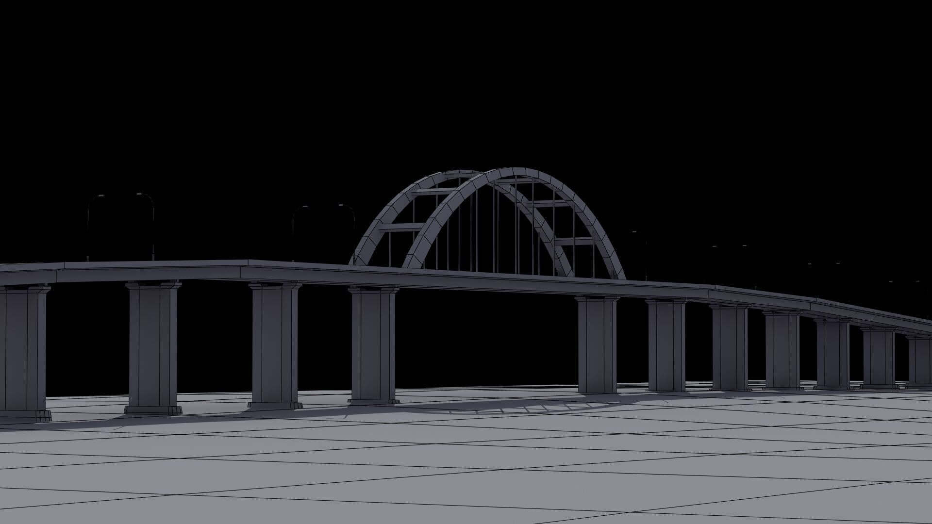 Road Bridge 3D model_58