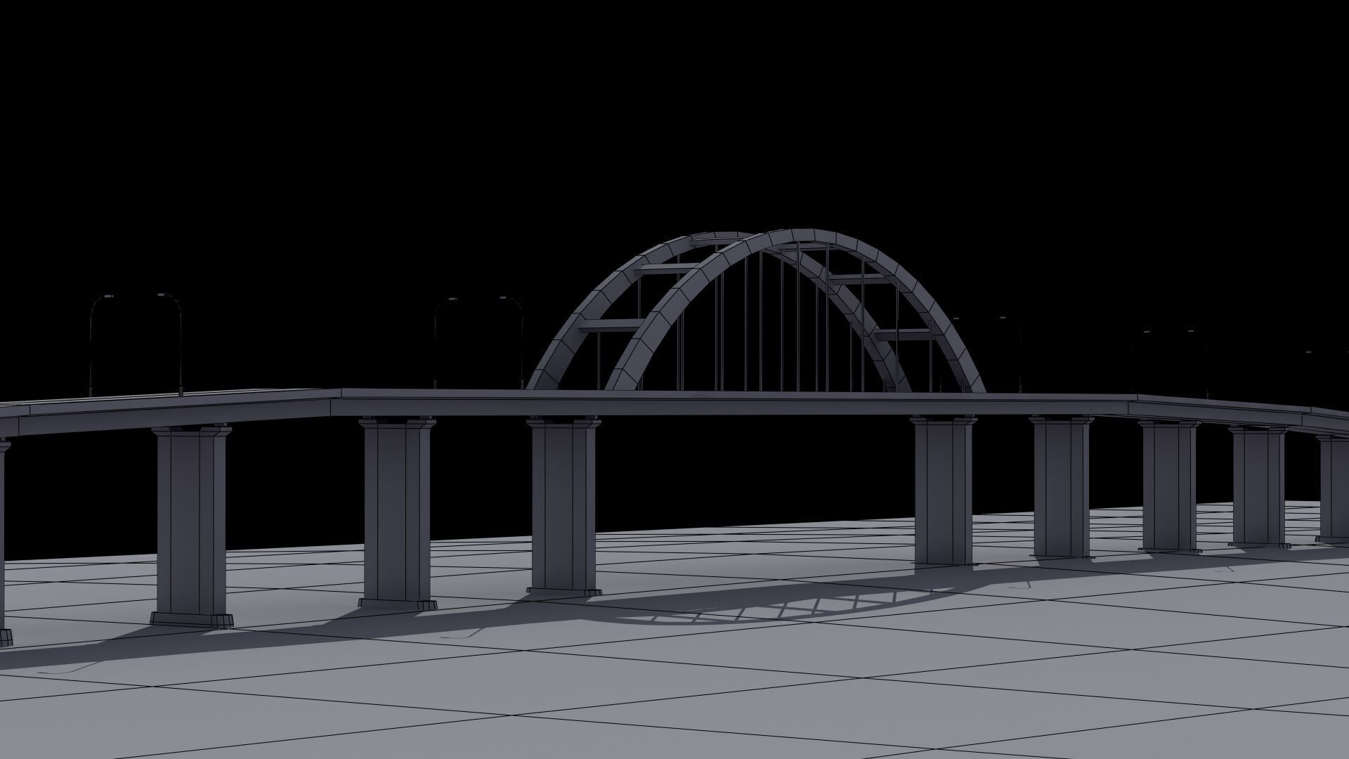 Road Bridge 3D model_54
