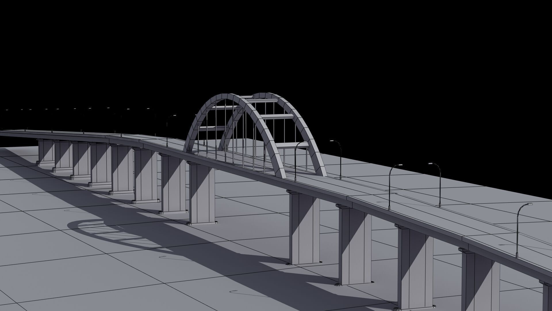 Road Bridge 3D model_46