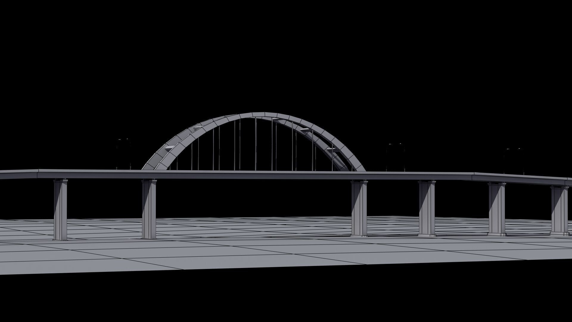 Road Bridge 3D model_52