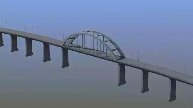 Road Bridge 3D model