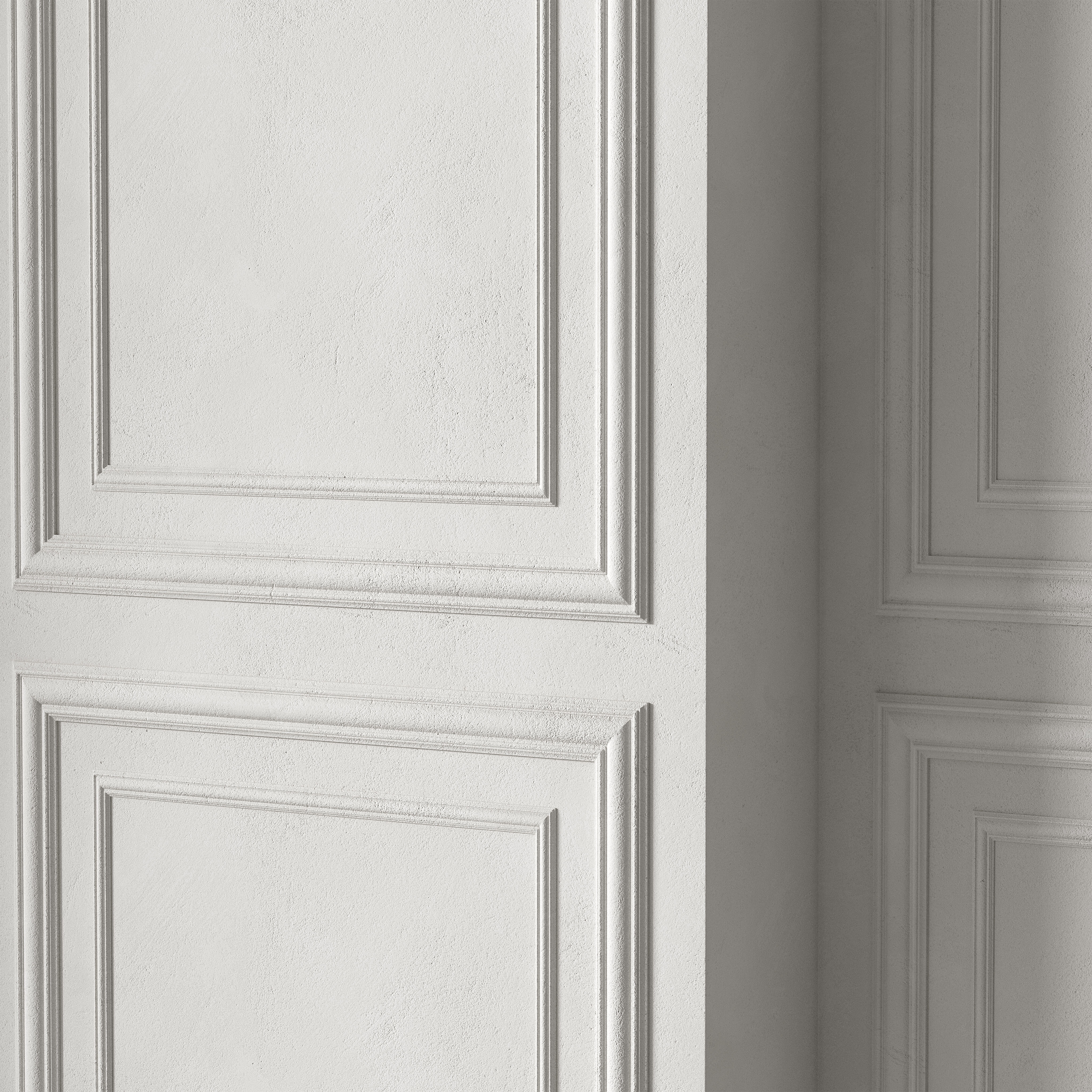 Classic 3D Wall Panel with Ornament Design for Interior Decor 6 3D model_2