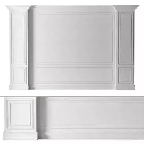 Classic 3D Wall Panel with Ornament Design for Interior Decor 6