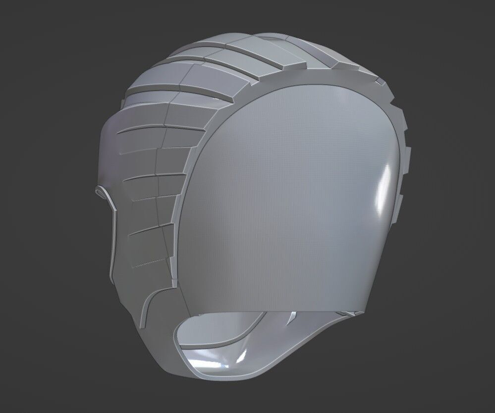 Power Rangers Wild Force Gaoranger Gaored helmet ver magnet 3D print model_10