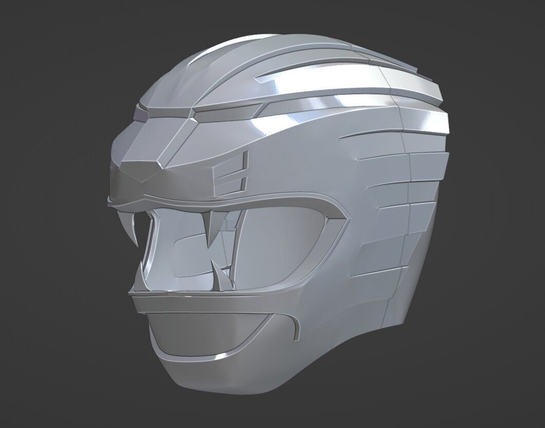 Power Rangers Wild Force Gaoranger Gaored helmet ver magnet 3D print model_6