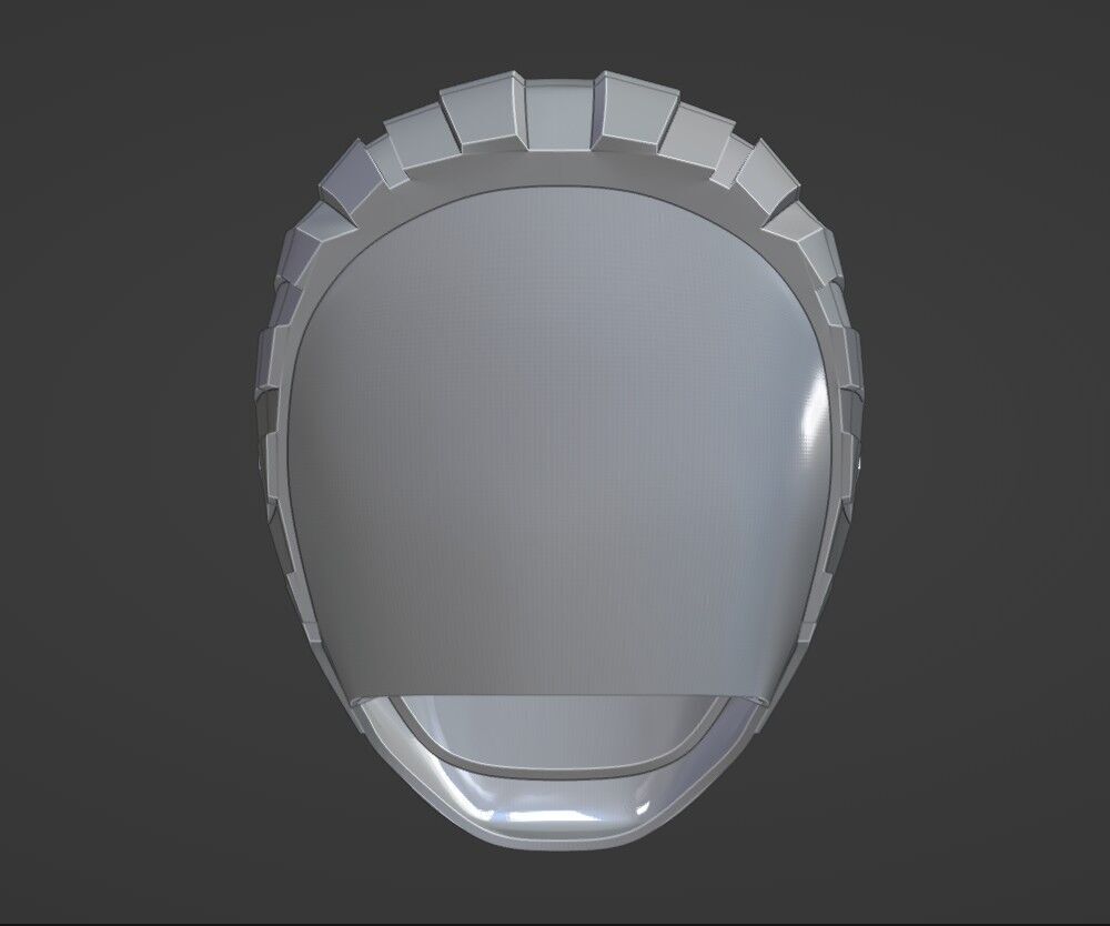 Power Rangers Wild Force Gaoranger Gaored helmet ver magnet 3D print model_11