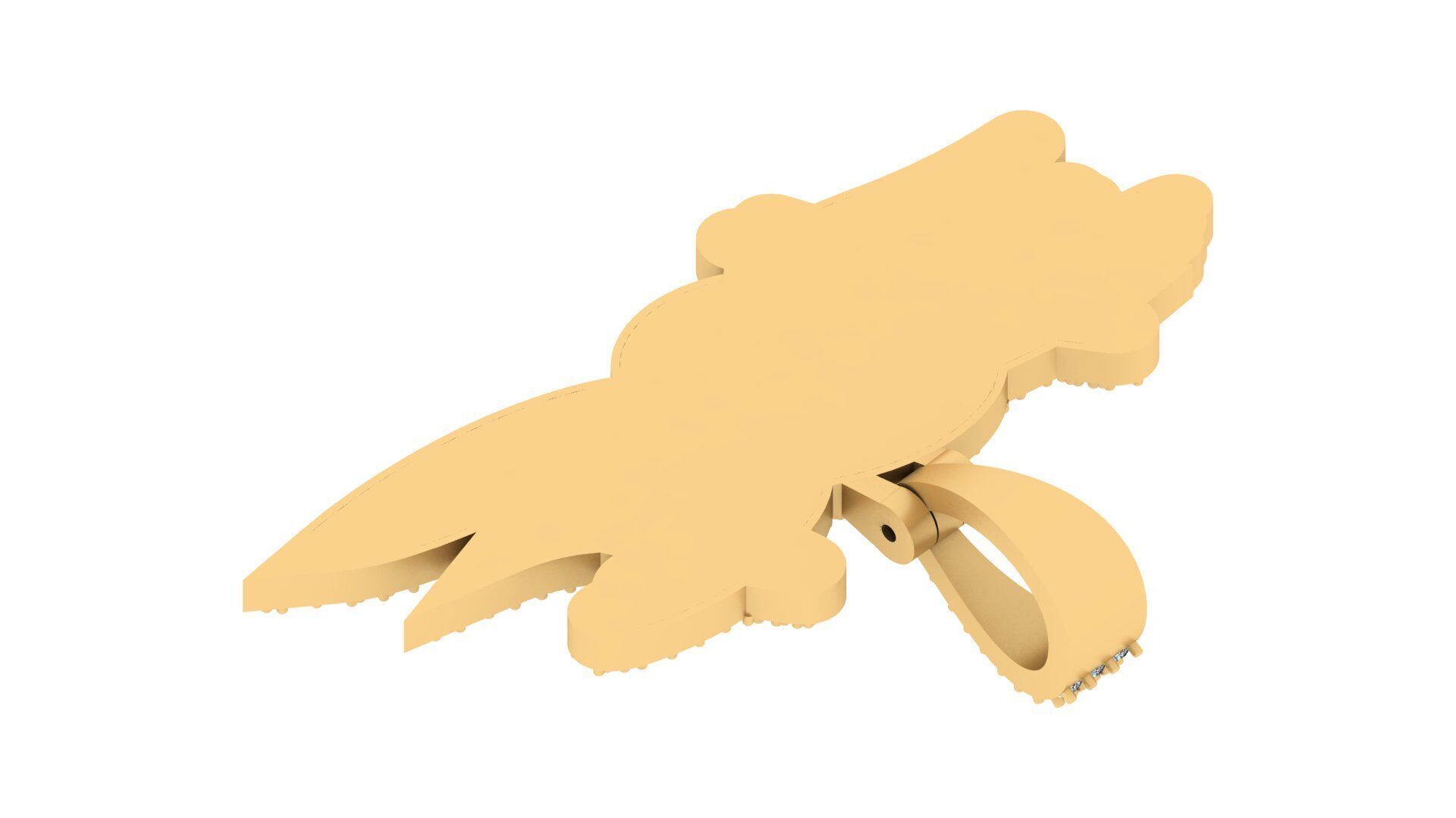 Wild Flame Custom Drip Pendant 3D print model_5