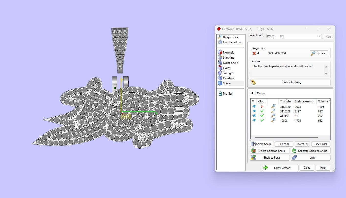 Wild Flame Custom Drip Pendant 3D print model_17
