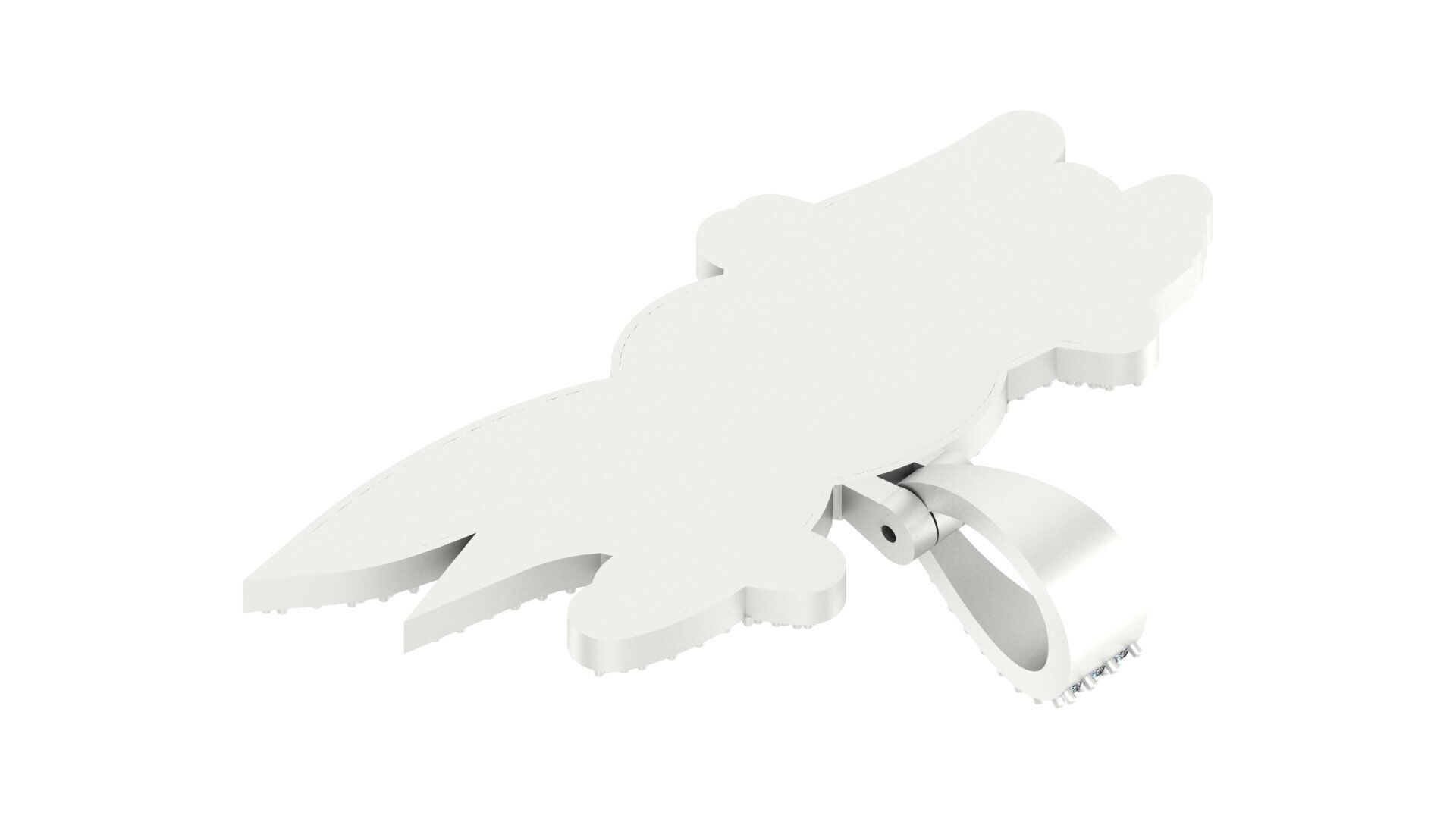 Wild Flame Custom Drip Pendant 3D print model_6