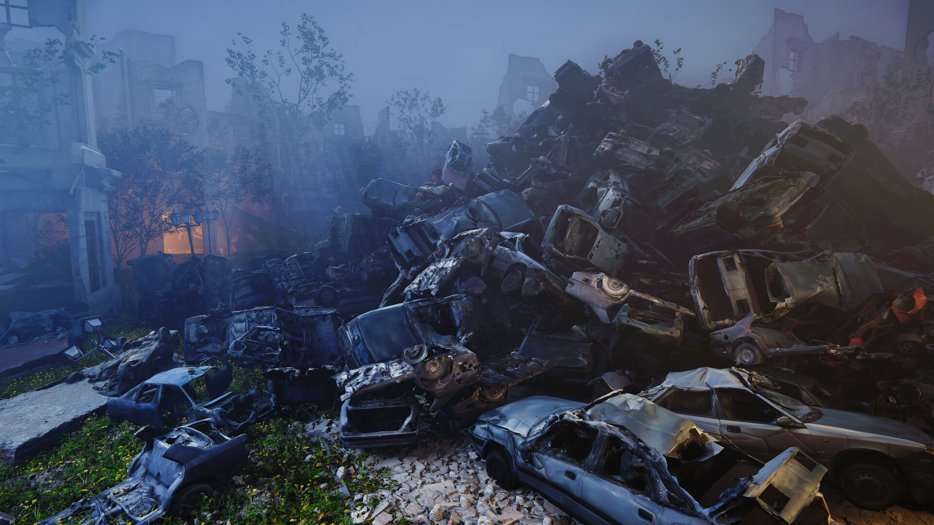 Archexteriors for UE vol 2 - Post-apocalyptic Scene 3D model_2