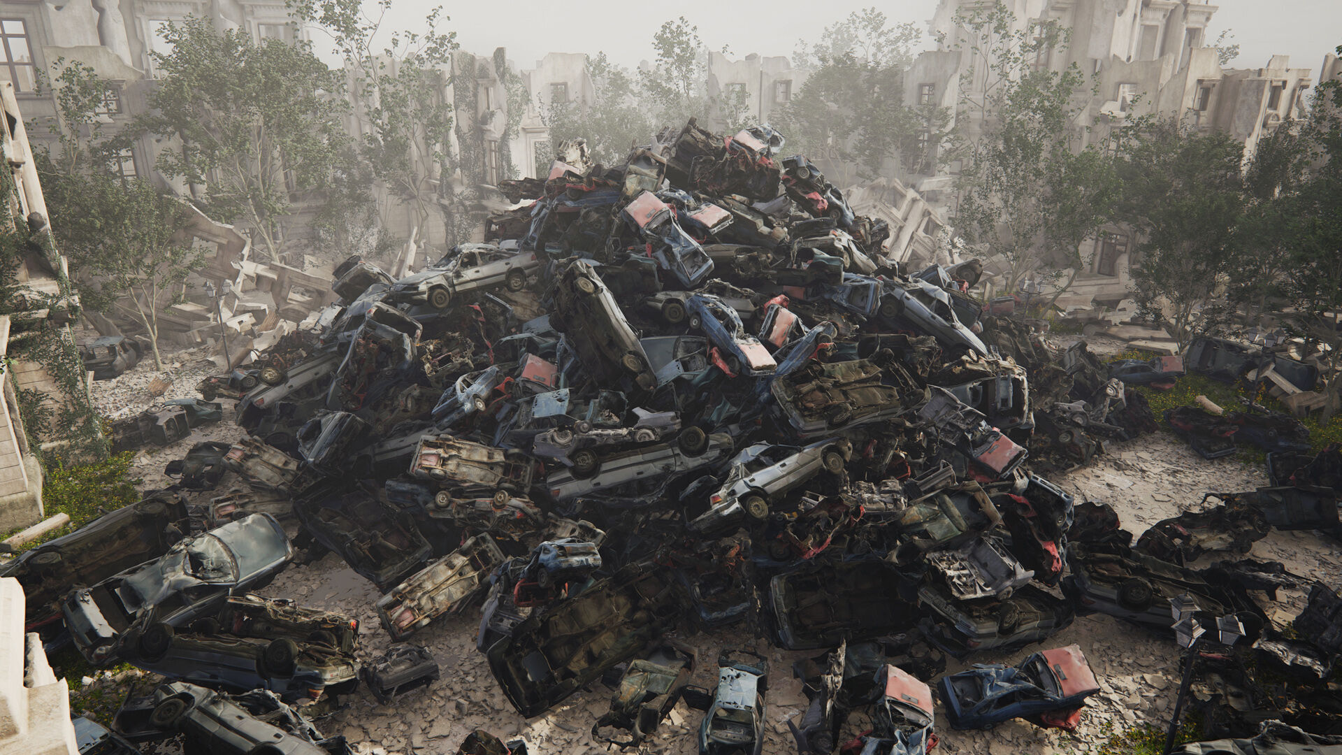 Archexteriors for UE vol 2 - Post-apocalyptic Scene 3D model_3